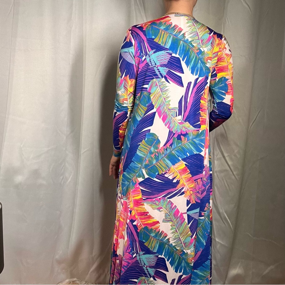 GORGEOUS COLOURFUL COVER UP DUSTER - Picture 4 of 6